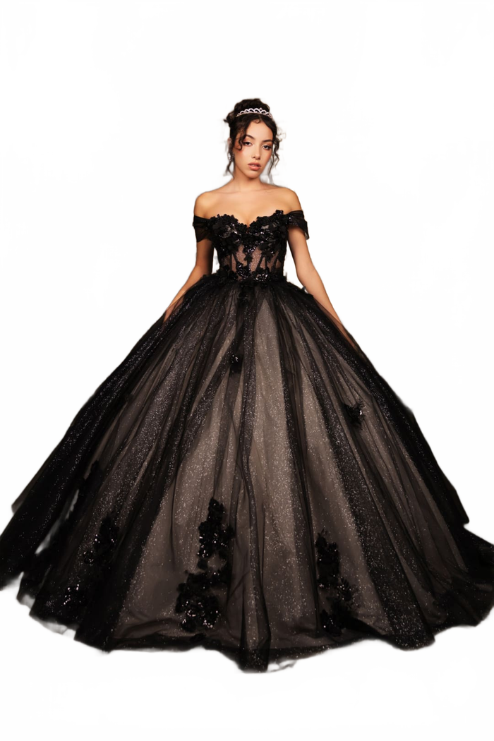 Sweet 16 Dress Off Shoulder Sequin Quince Ball Gown By Layla K LK244