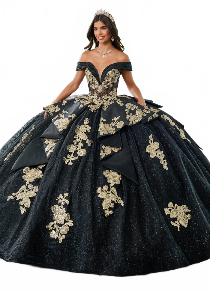 Rachel Allan RQ2222 Off Shoulder Quinceanera Dress