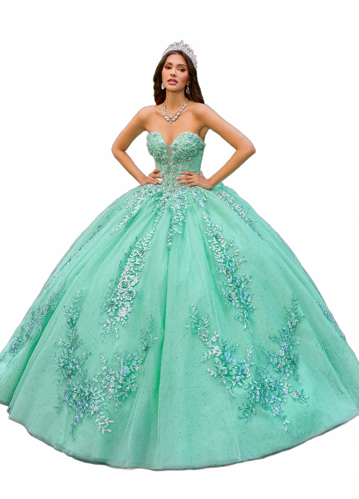 Rachel Allan RQ1148 Strapless Quinceanera Dress