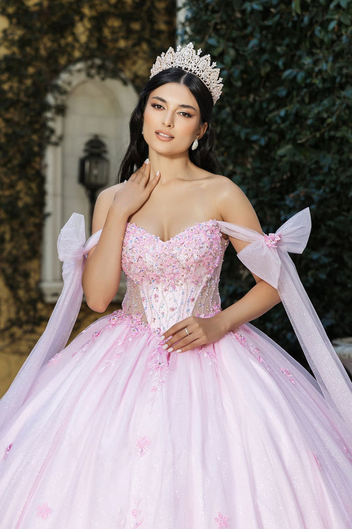 Pageant Dress Sweetheart Cape Sleeves Ball Gown By Layla K LK263