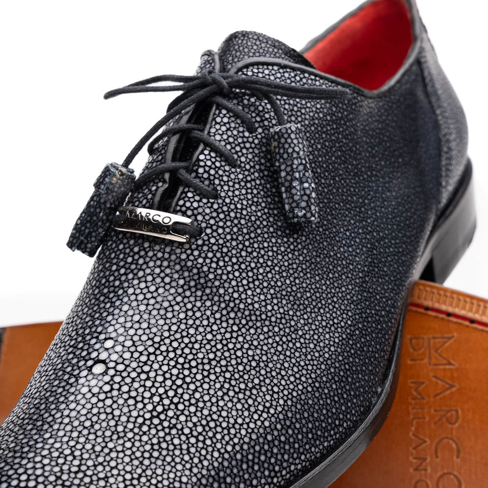 Marco Di Milano Pannuci Black Stingray Dress Oxfords