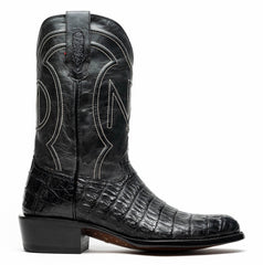 marco-di-milano-phoenix-black-caiman-crocodile-round-toe-cowboy-boots