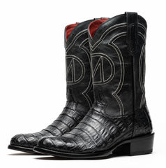 marco-di-milano-phoenix-black-caiman-crocodile-round-toe-cowboy-boots
