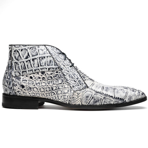 Marco Di Milano Pietro Alligator Newspaper Chukka Boots