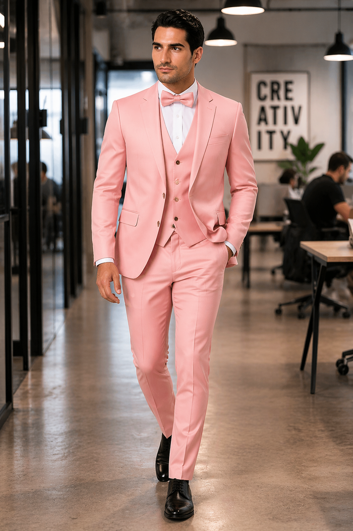 Pink-tuxedo-set-wedding-prom