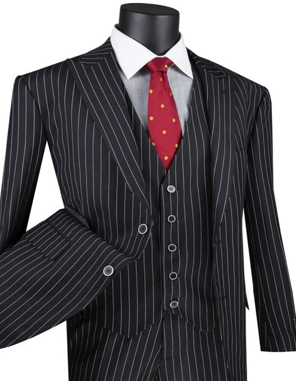 1920s Mens Suit - 1920s Mens Outfit - 1920s costume Bold Pinstripe Sui