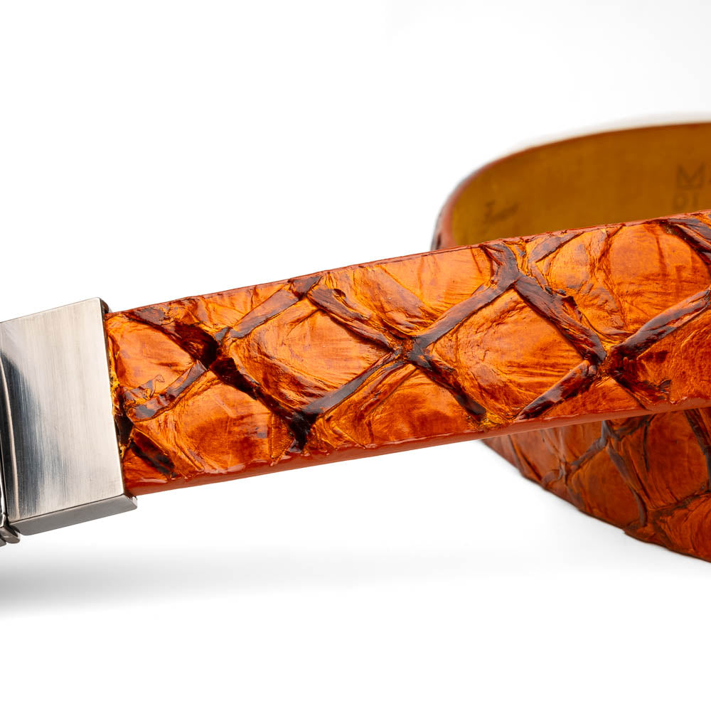 Marco Di Milano Olivieri Brandy Leather Belt Shoe
