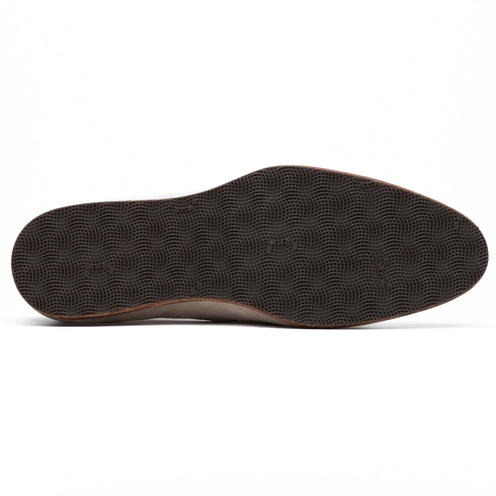 Zelli Pisa Italian Suede Hand-Woven Loafer Brown (16-695-BRN)