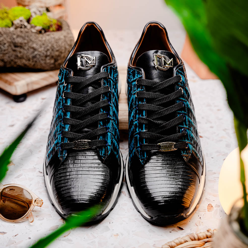 Marco_Di_Milano Portici - Navy & Black Leather Dress Shoe