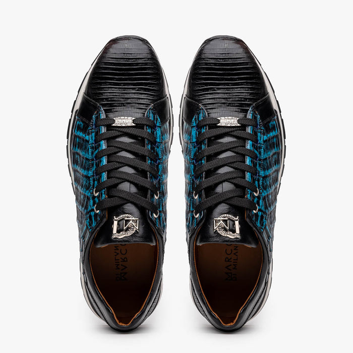 Marco_Di_Milano Portici - Navy & Black Leather Dress Shoe