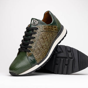 Marco Di Milano Portici - Olive Green Leather Dress Shoe