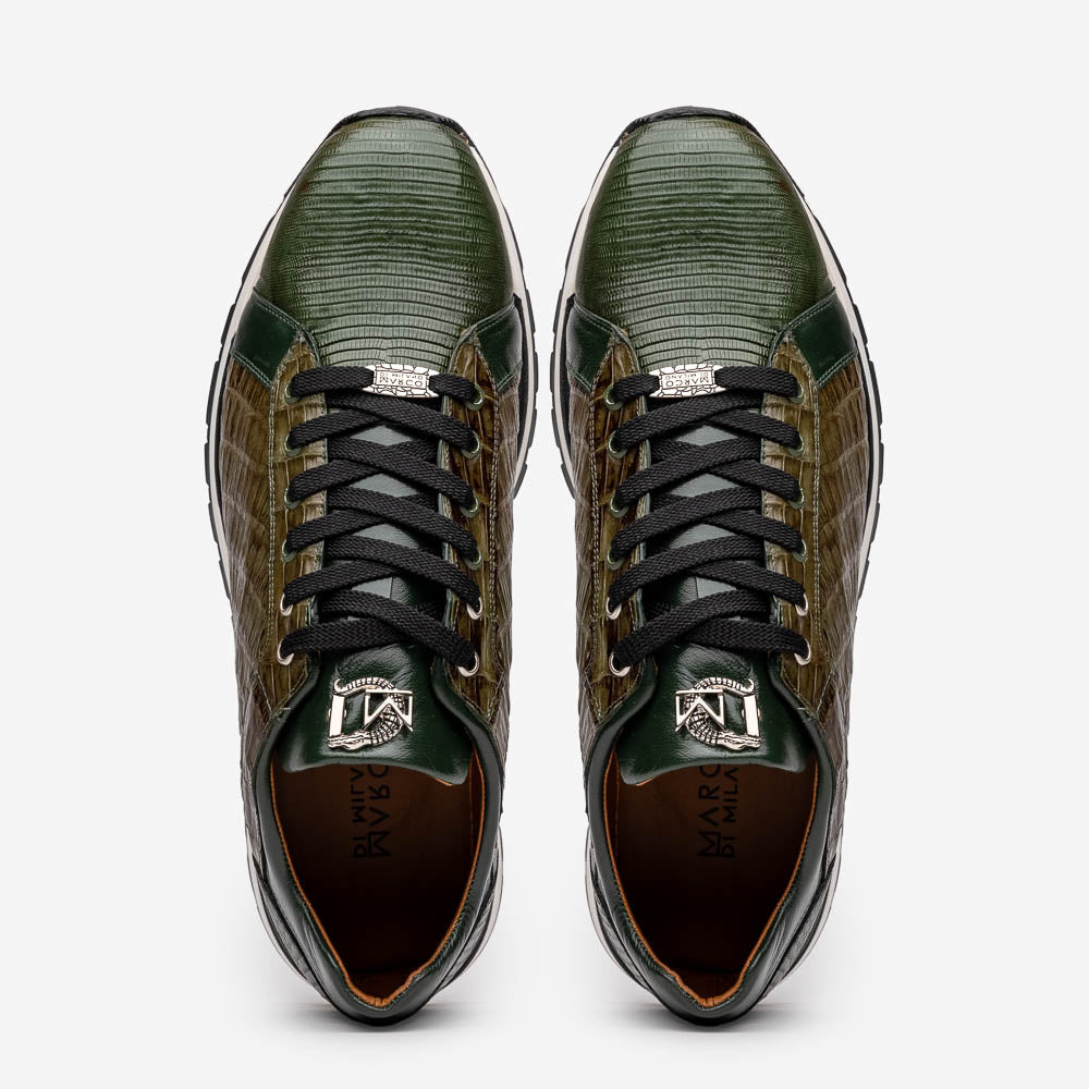 Marco Di Milano Portici - Olive Green Leather Dress Shoe