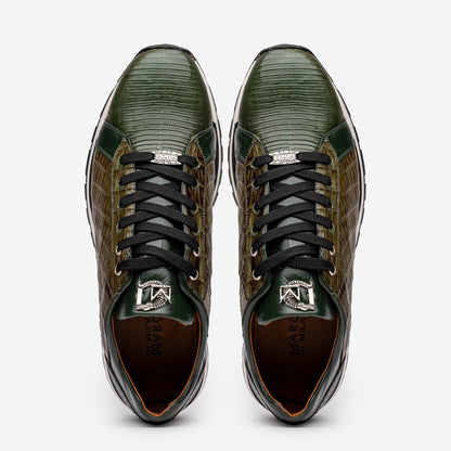 Marco Di Milano Portici - Olive Green Leather Dress Shoe