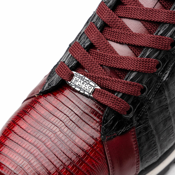 Marco Di Milano Portici Wine/Black Leather Loafers