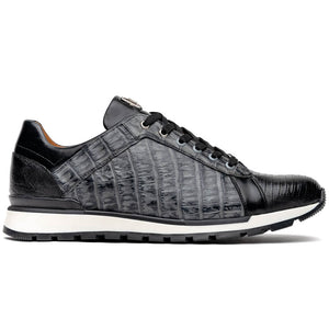 Marco Di Milano Portici Gray/Black Leather Oxford Shoe