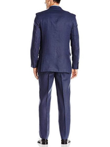 Linen Suit - Mens Summer Suits Blue Color - Beach Wedding