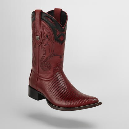 Men's Wild West Teju Lizard Skin 3X Toe Boots 29507