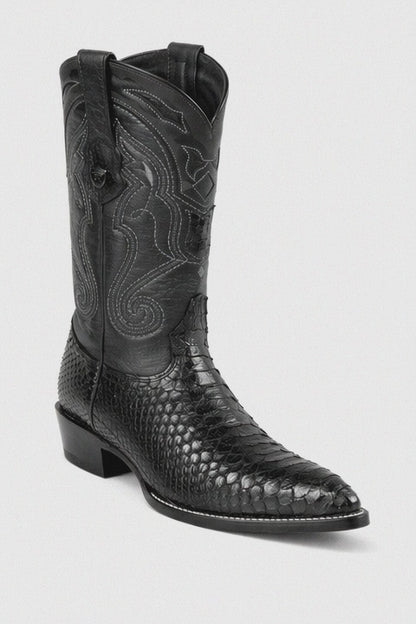 Men's Wild West Python Skin J Toe Boots 29957
