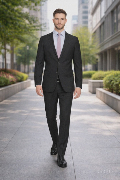 Slim Fit Tiglio Wool Suit – Modern Tailored Two-Piece Formal Suit