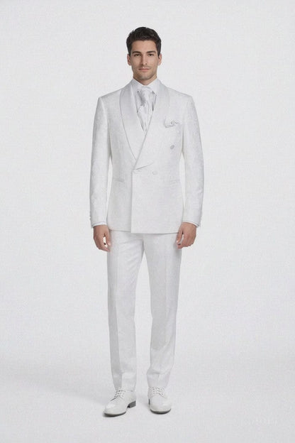 Rossiman Rossi Men's Dress Suit Classic Tailored Formalwear