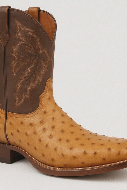 ALAMOSA FULL QUILL OSTRICH BOOT