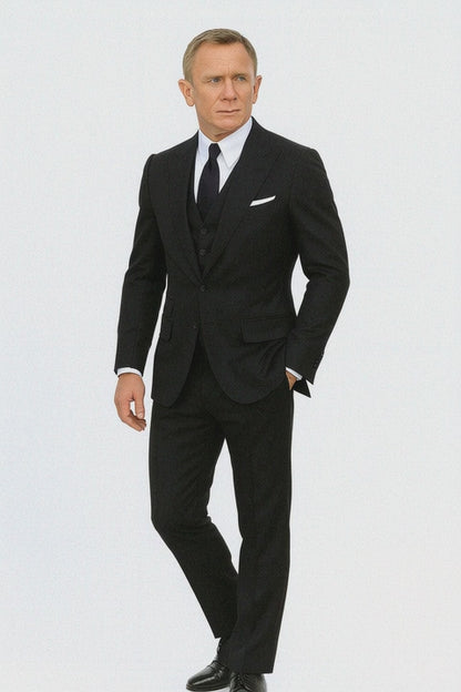 James Bond Costume - James Bond Black Suit