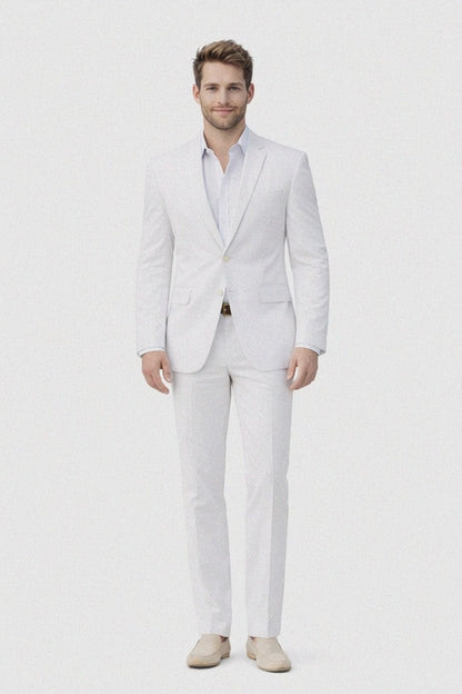 Mens Colin Farrell Miami Vice White Suit