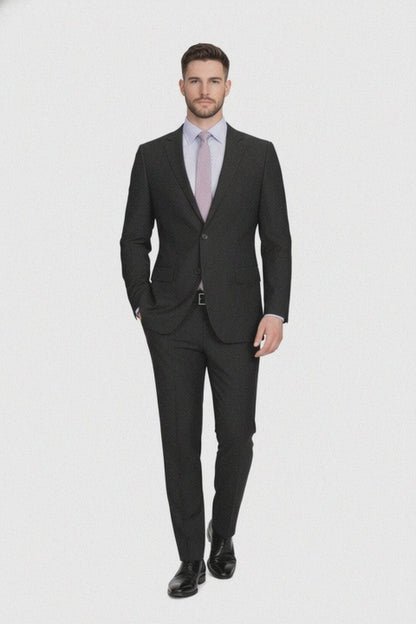 Slim Fit Tiglio Wool Suit – Modern Tailored Two-Piece Formal Suit