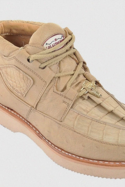 Zapato Caiman y Avestruz Panza LAB-ZA050211
