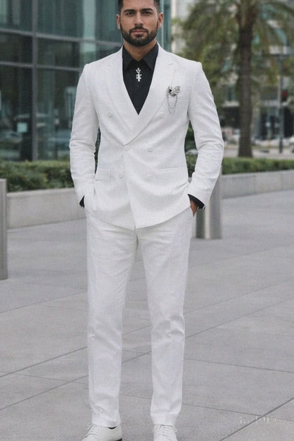 Rossiman Rossi Man Men's Tailored Dress Suit Premium Formalwear