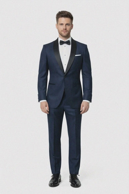 Mens Daniel Craig | James Bond | Navy Blue Tuxedo Costume.