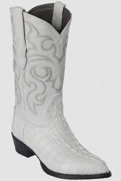 Botas de  Cocodrilo - Caiman Cola Horma Puntal- A