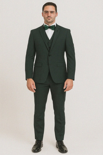Extra Slim Fit Suit Mens Slim Fit Suit - Fitted Suit - Skinny Suit Hunter Tapered Fitted European Cut Suit