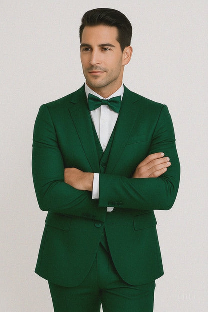 Emerald Green-tuxedo-set-wedding-prom
