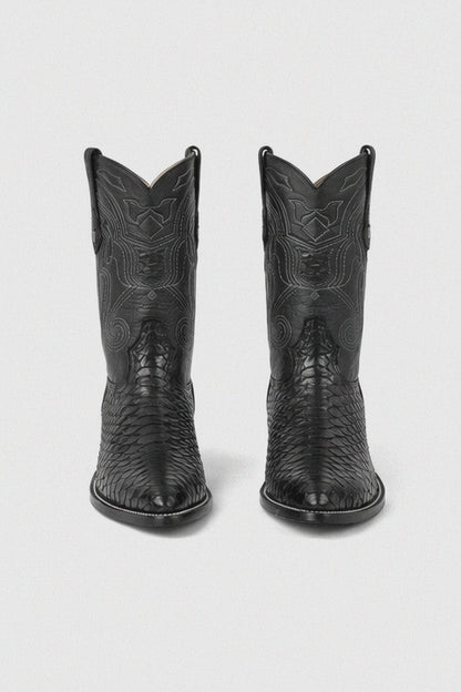 Men's Wild West Python Skin J Toe Boots 29957