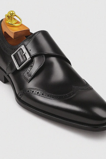 Burnished Wingtip Monk Strap KS099-710
