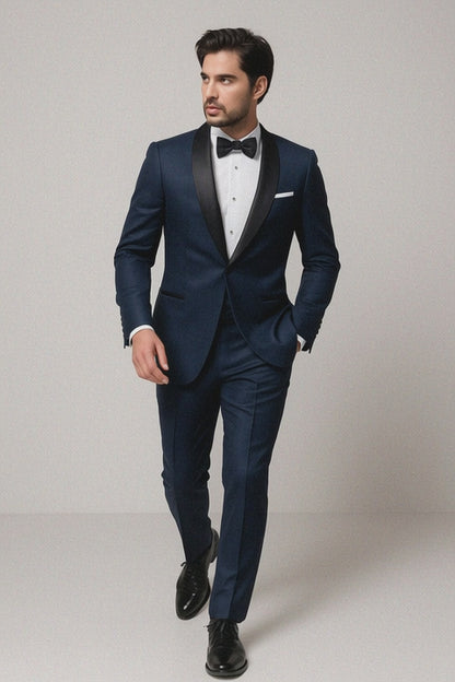 Mens Daniel Craig | James Bond | Navy Blue Tuxedo Costume.