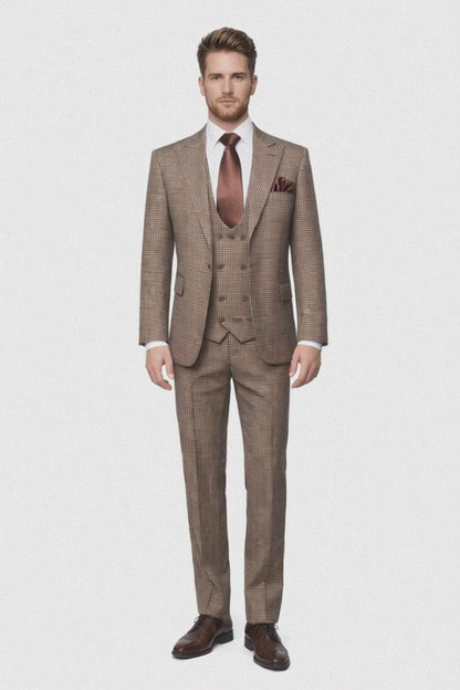 Rossi Man MAX RM1839 Slim Fit 3-Piece Suit ?? Stylish Formalwear for Men