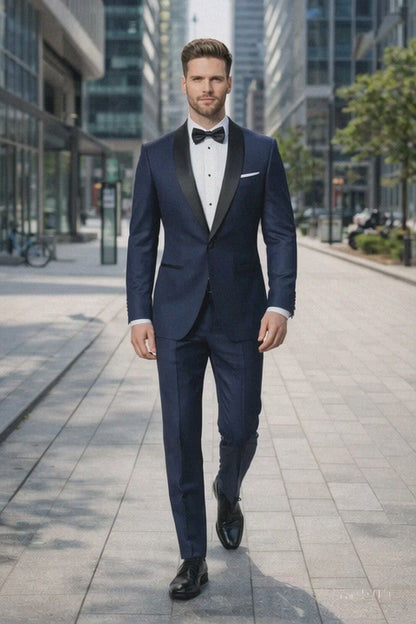 Mens Daniel Craig | James Bond | Navy Blue Tuxedo Costume.