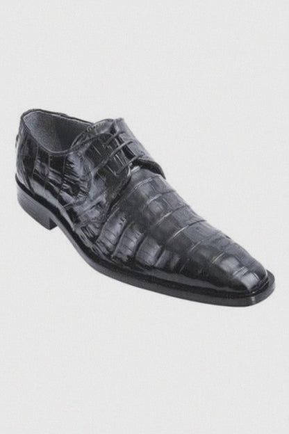 Los Altos Black Genuine All-Over Crocodile ~ World Best Alligator Shoe ~ Gator Skin Belly Shoes