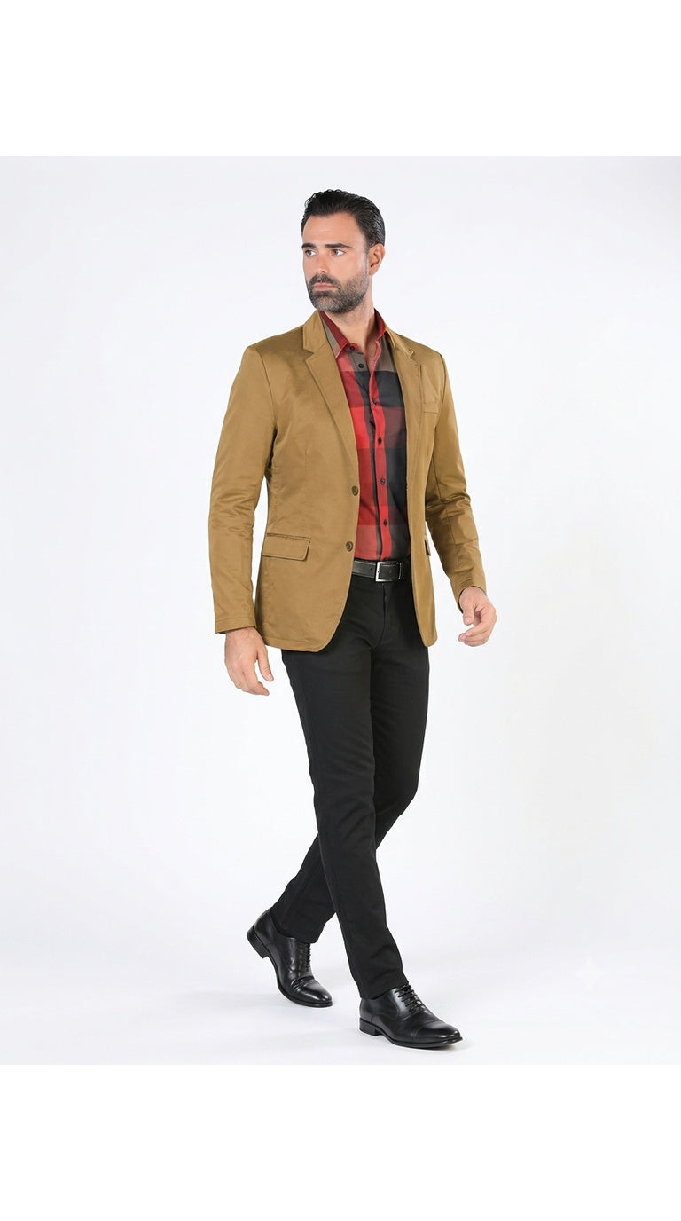 Montero Men's Plain Blazer – Slim Fit (ID 2174)