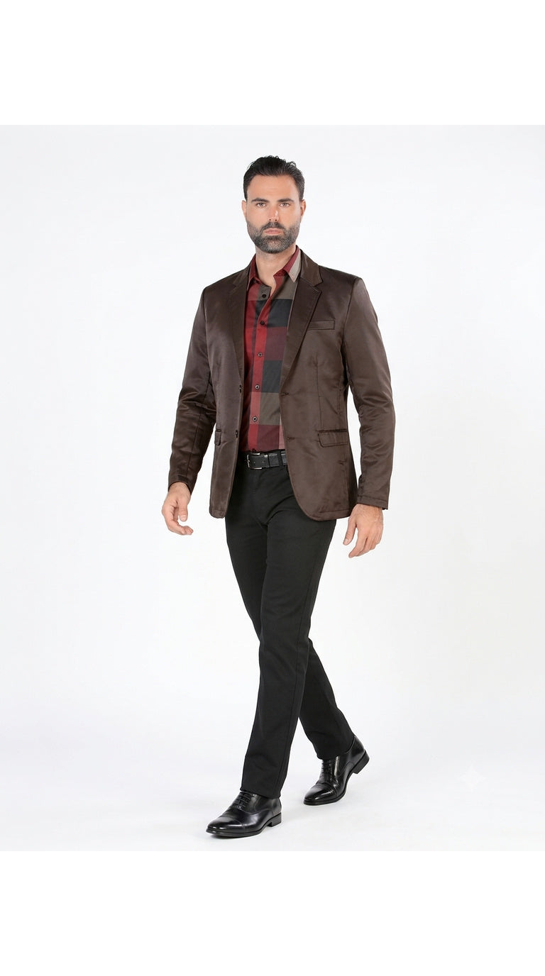 Montero Men's Plain Blazer – Slim Fit (ID 2174)