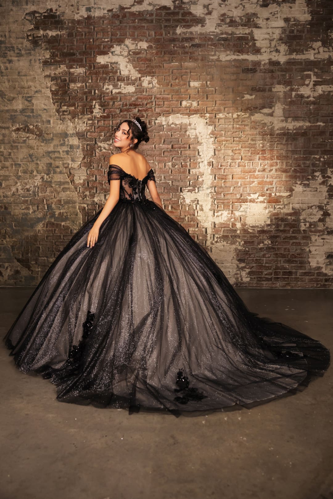 Prom Dress Off Shoulder Sequin Masquerade Ball Gown By Layla K LK244 - Dress