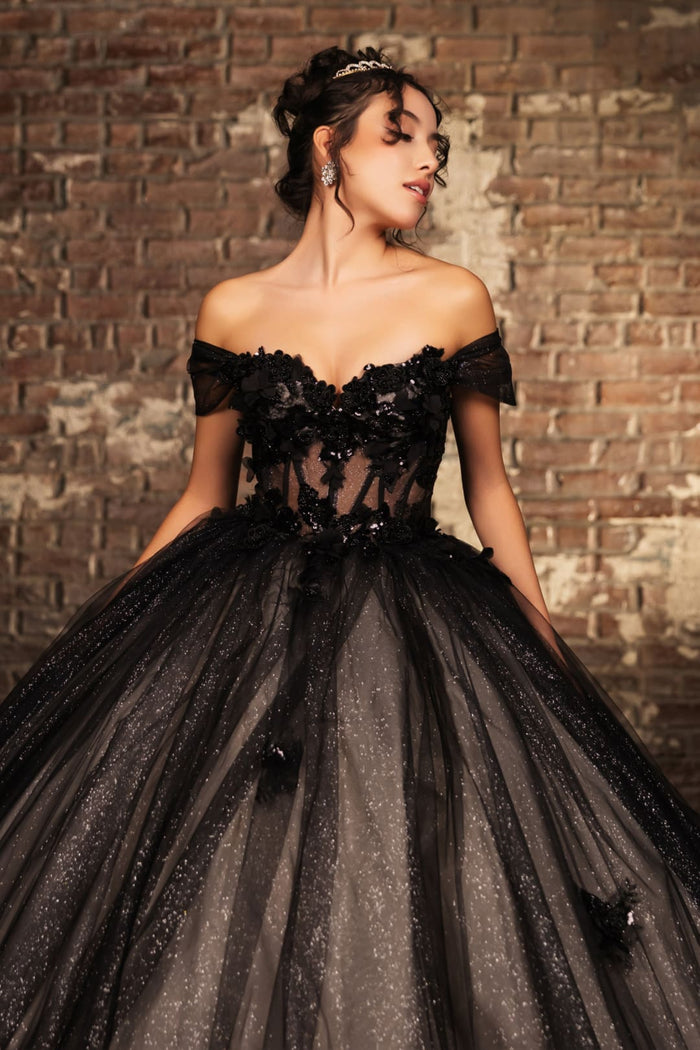 Sweet 16 Dress Off Shoulder Sequin Quince Ball Gown By Layla K LK244