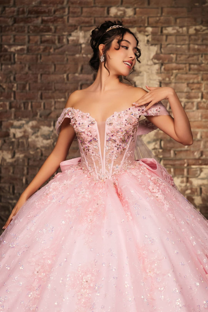Prom Dress Sweetheart Off The Shoulder Ball Gown By Layla K LK273