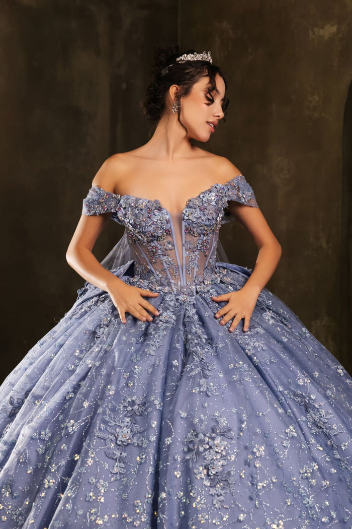Prom Dress Sweetheart Off The Shoulder Ball Gown By Layla K LK273