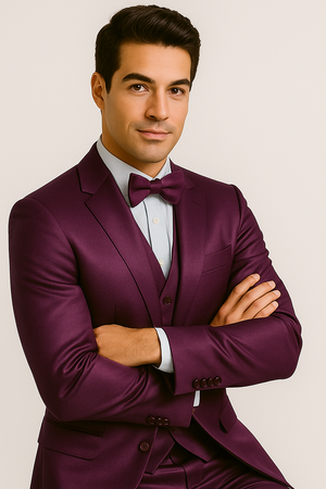 purple-tuxedo-set-wedding-prom