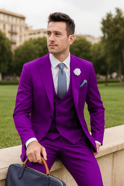 mens-purple-suit-double-breasted-vest-peak-lapel-2-button-jacket