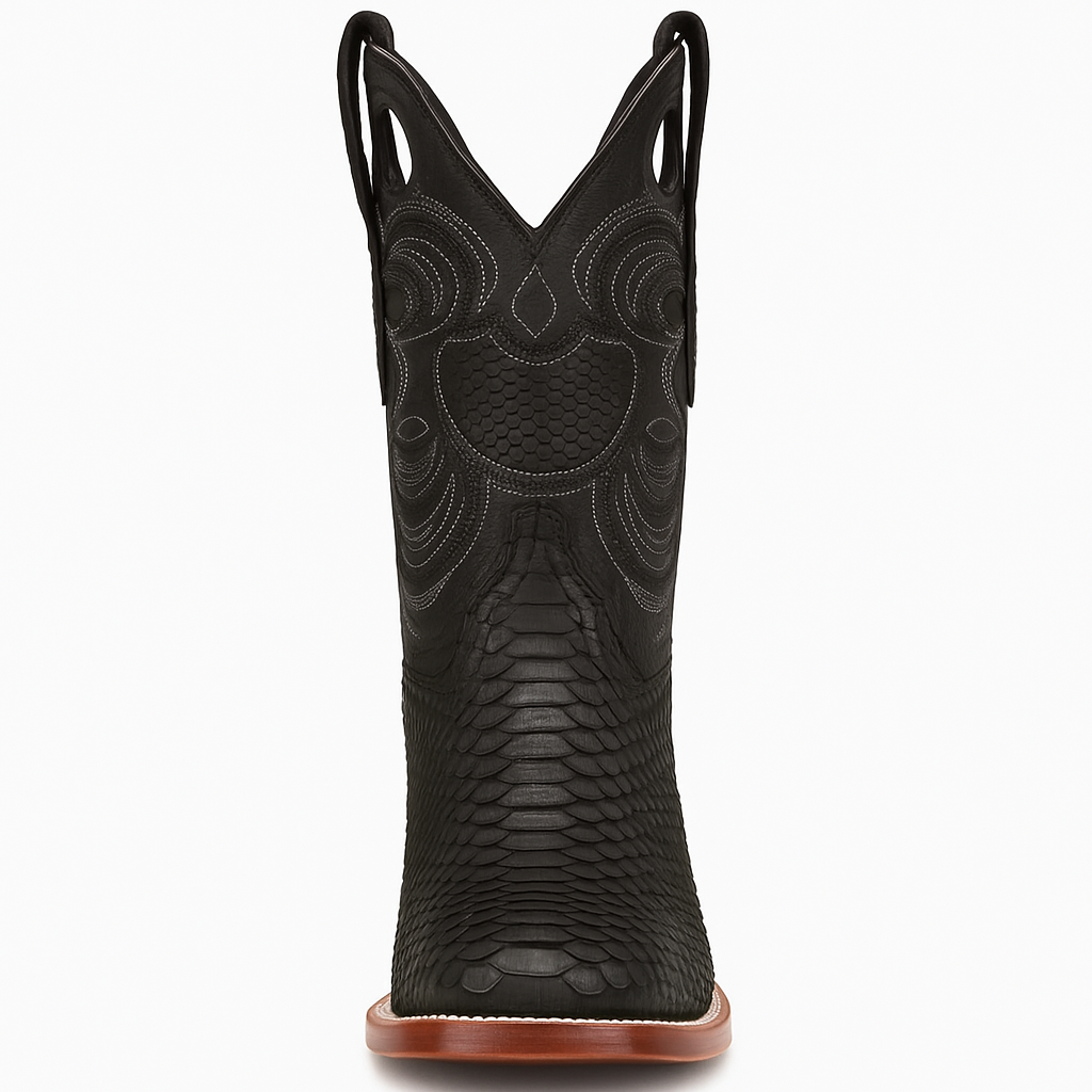Men's Wild West Python Skin Rodeo Toe Boot 2818G5705