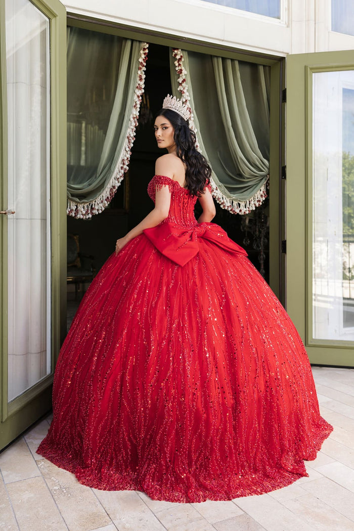 Quince Dress Sweetheart Sleeveless Sequin Ball Dance By Layla K LK264